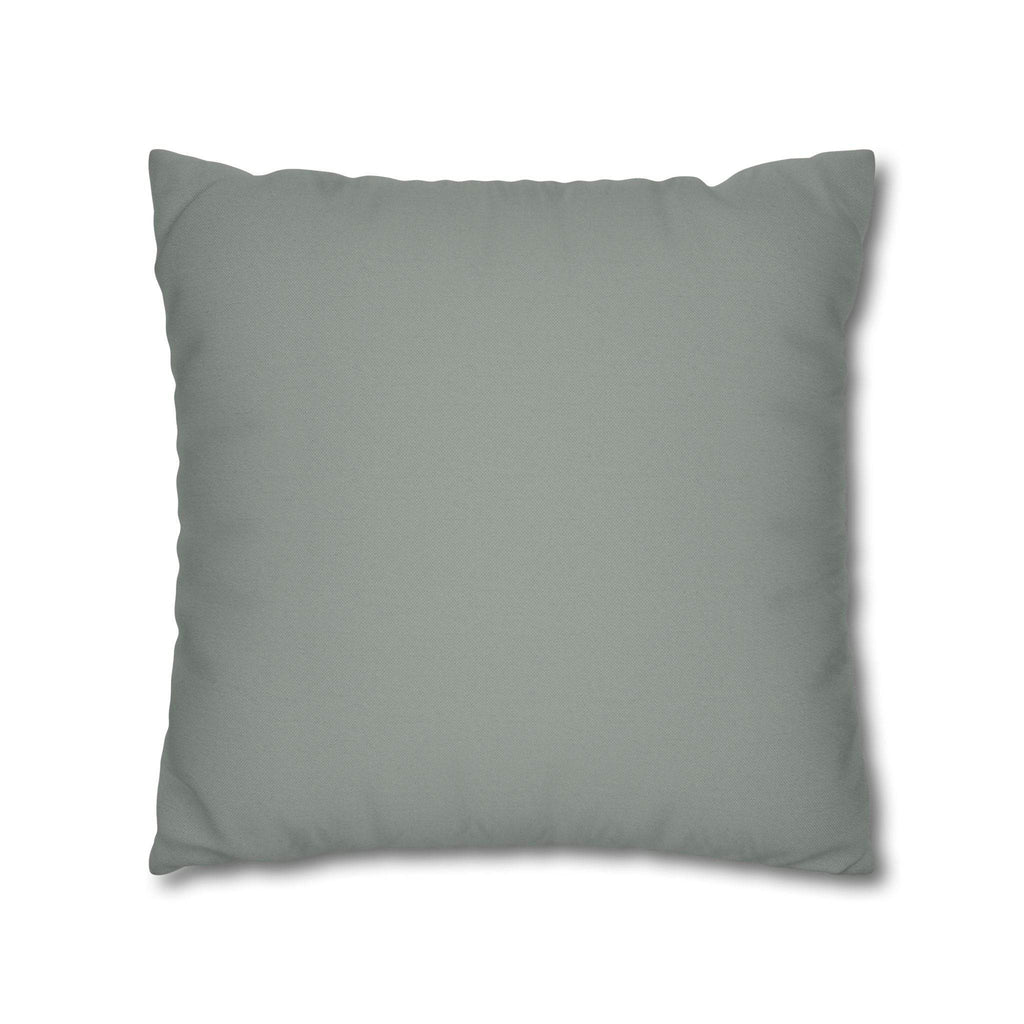 Cushion Cover, Throw pillow Case for Couch (Single Piece) : Grey & Light Orange - SnugLiving