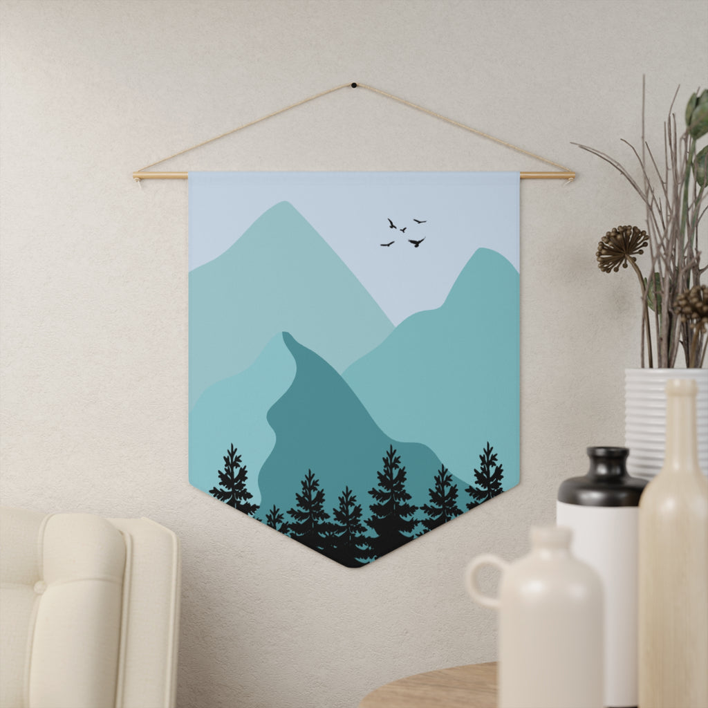 Pennant Flag/Wall Art - Mountain Scene