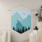 Pennant Flag/Wall Art - Mountain Scene - SnugLiving