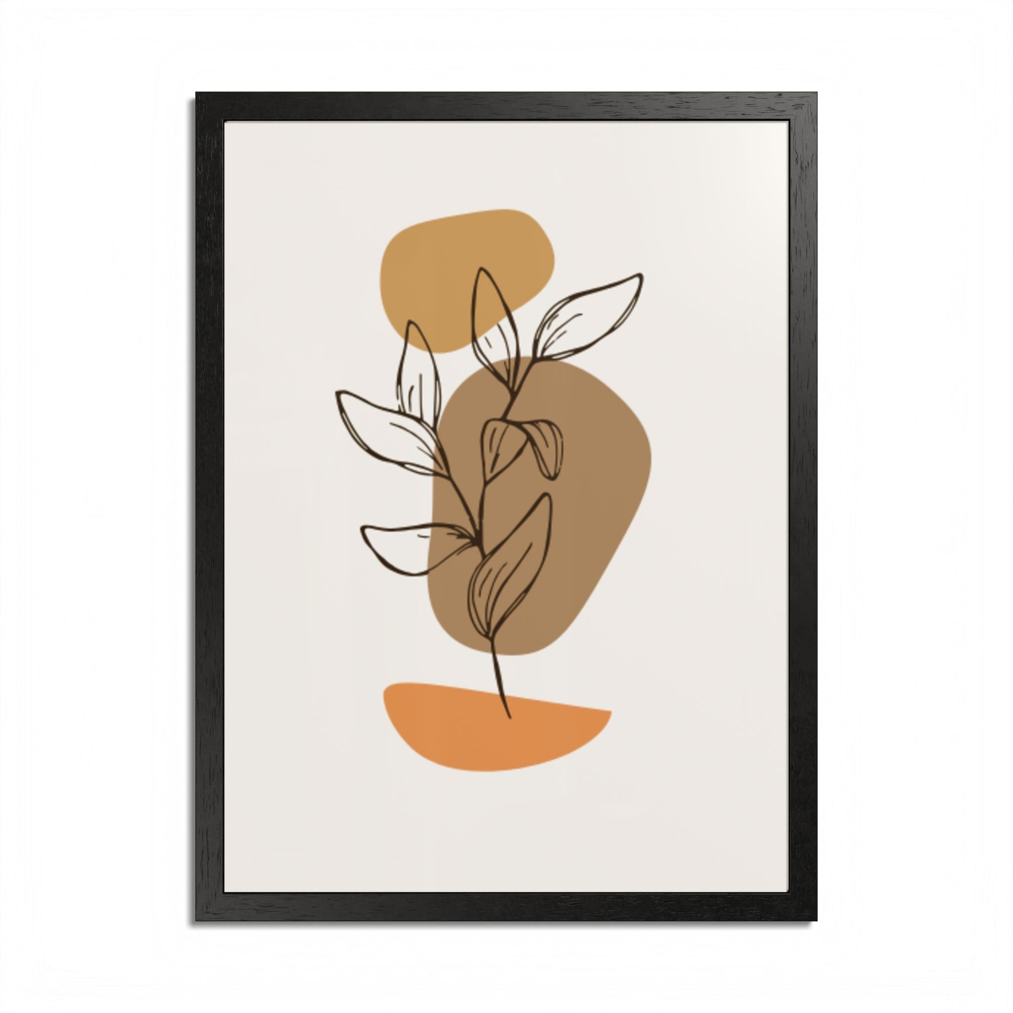Multi-Color Framed Poster | Abstract Wall Art, Boho Home Decor | Pattern 9