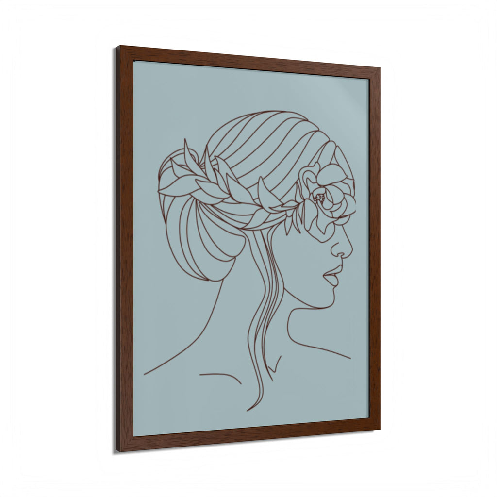 Multi-Color Framed Poster | Abstract Wall Art, Boho Home Decor | Pattern 5