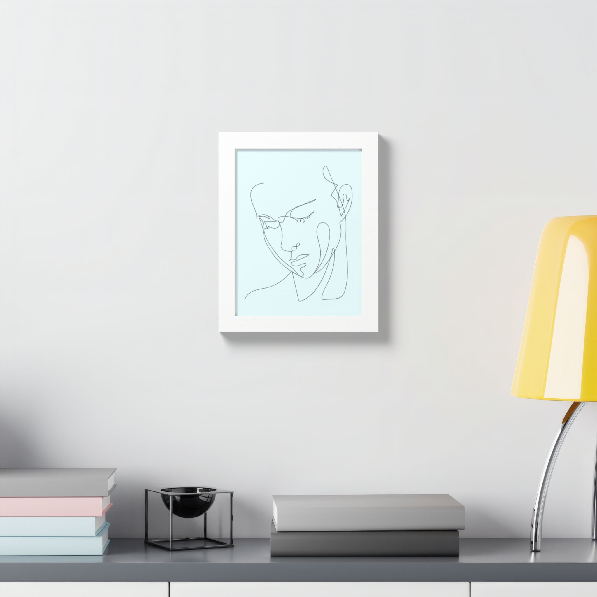 Multi-Color Framed Poster | Abstract Wall Art, Boho Home Decor | Pattern 8