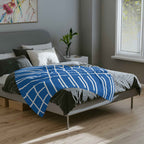 Microfiber Blanket | Soft Throw for Home Decor - Royal Blue - SnugLiving