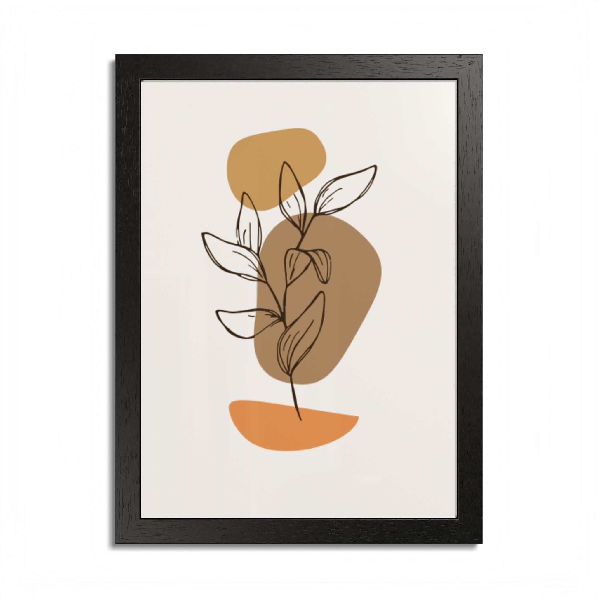 Multi-Color Framed Poster | Abstract Wall Art, Boho Home Decor | Pattern 9