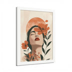 Multi-Color Framed Poster | Abstract Wall Art, Boho Home Decor | Pattern 10 - SnugLiving