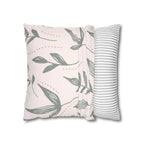 Cushion Cover, Throw pillow Case for Couch (Single Piece) : Grey Azure - SnugLiving