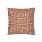 Two Way Cushion Cover, Throw pillow Case for Couch ( Single Piece) : Pastel Grey Orange - SnugLiving