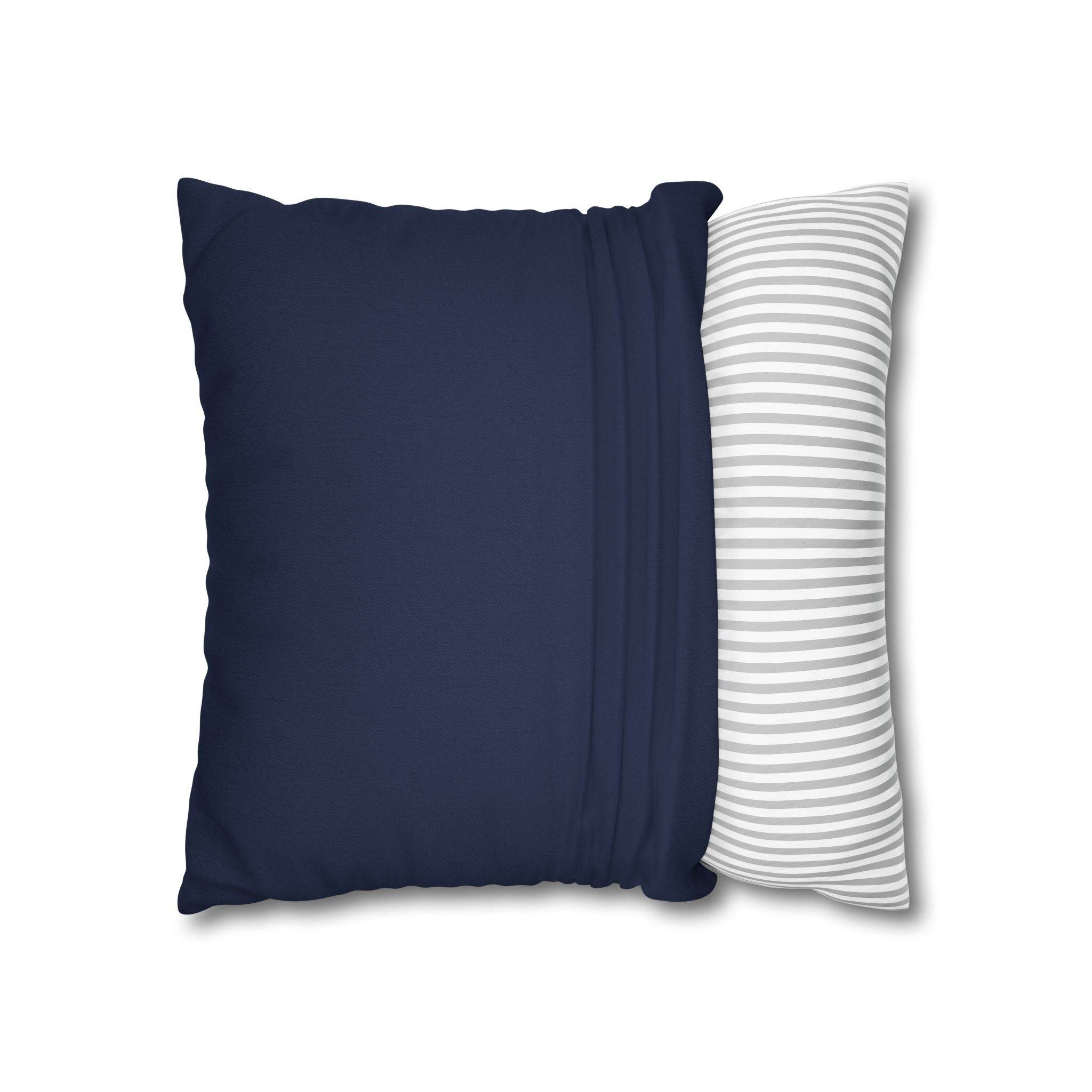 Cushion Cover, Throw pillow Case for Couch ( Single Piece) : Patterned Deep Blue - SnugLiving