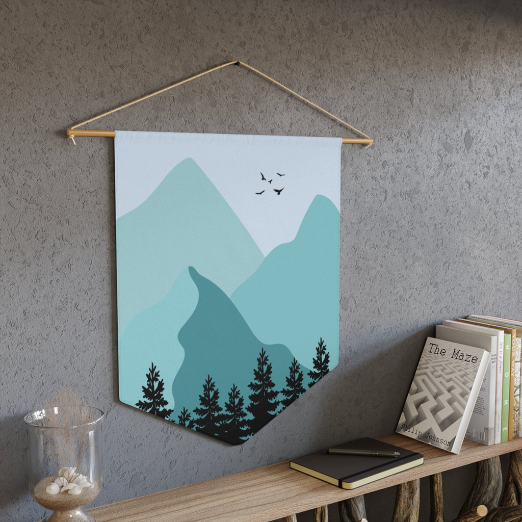 Pennant Flag/Wall Art - Mountain Scene