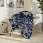 Microfiber Blanket | Soft Throw for Home Decor - Deep Blue - SnugLiving