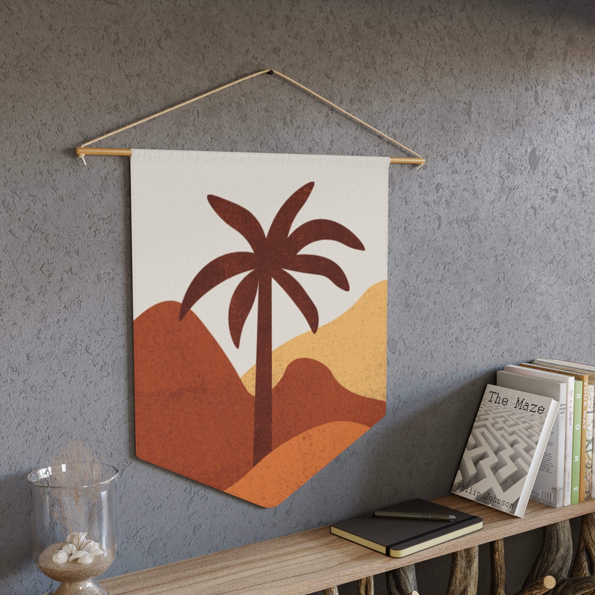 Pennant Flag/ Wall Art - Tropical Scene