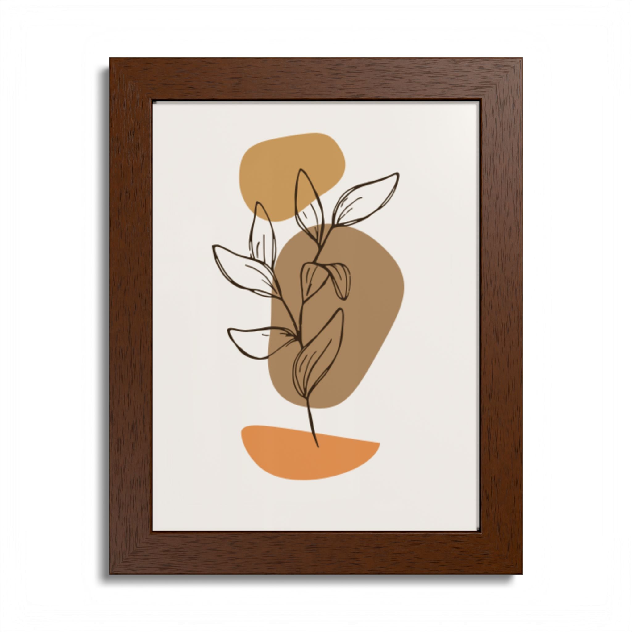Multi-Color Framed Poster | Abstract Wall Art, Boho Home Decor | Pattern 9