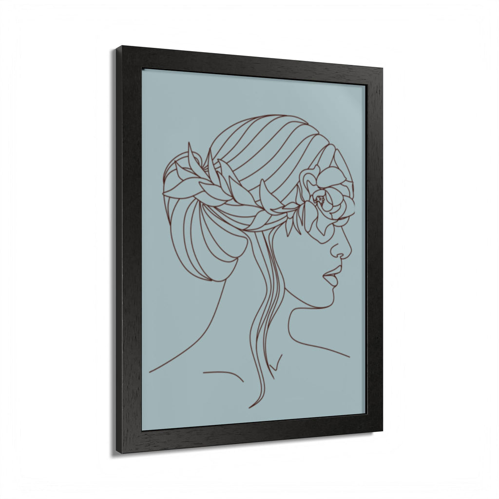 Multi-Color Framed Poster | Abstract Wall Art, Boho Home Decor | Pattern 5