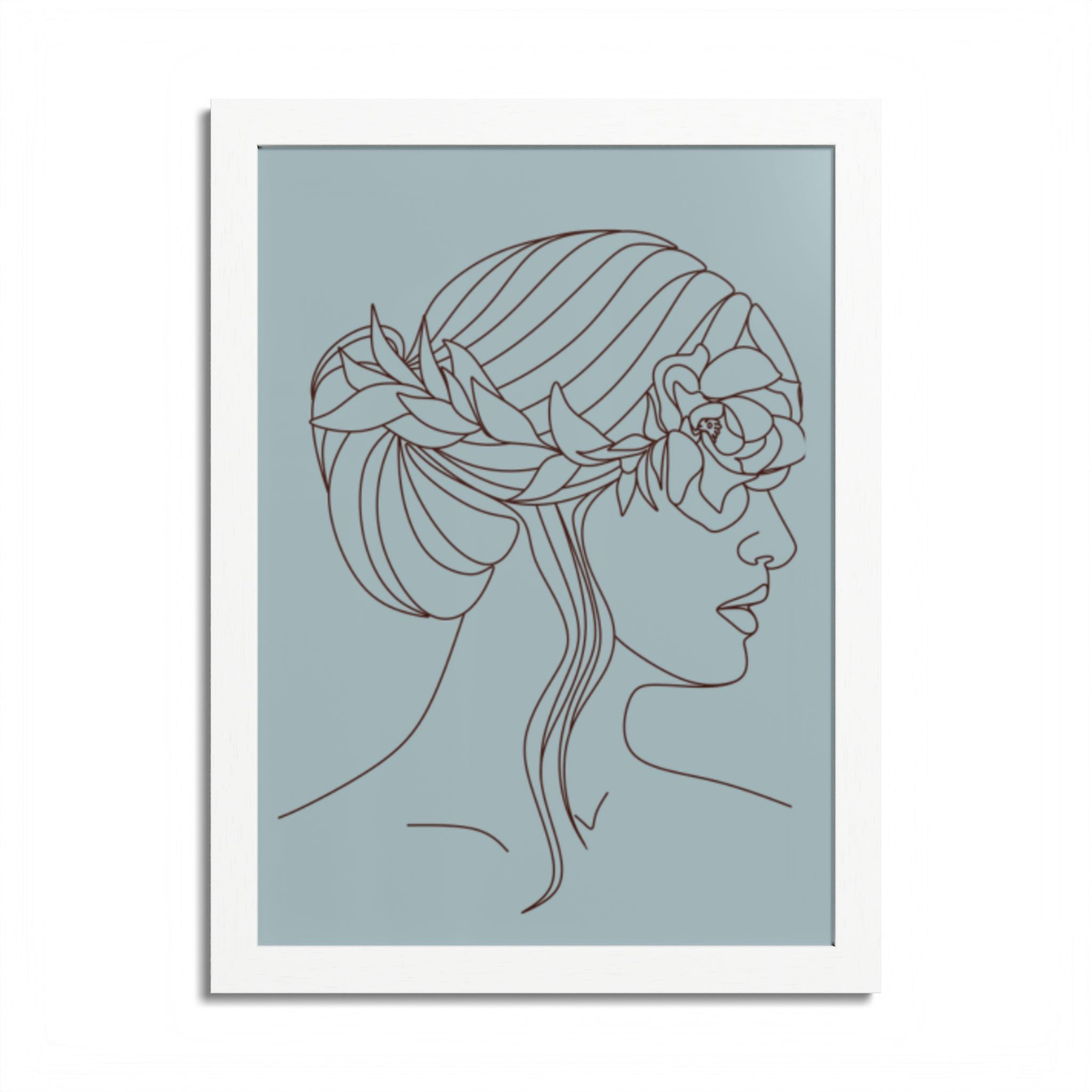 Multi-Color Framed Poster | Abstract Wall Art, Boho Home Decor | Pattern 5