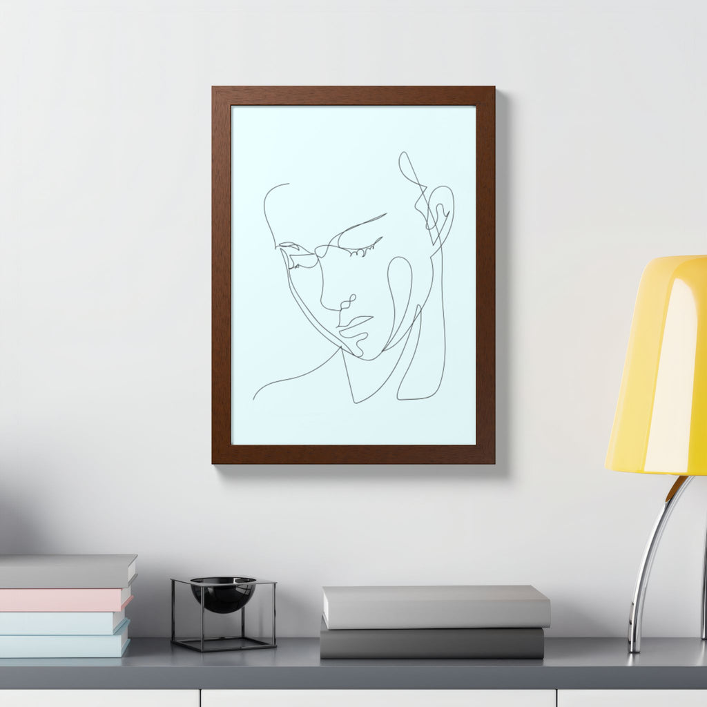 Multi-Color Framed Poster | Abstract Wall Art, Boho Home Decor | Pattern 8