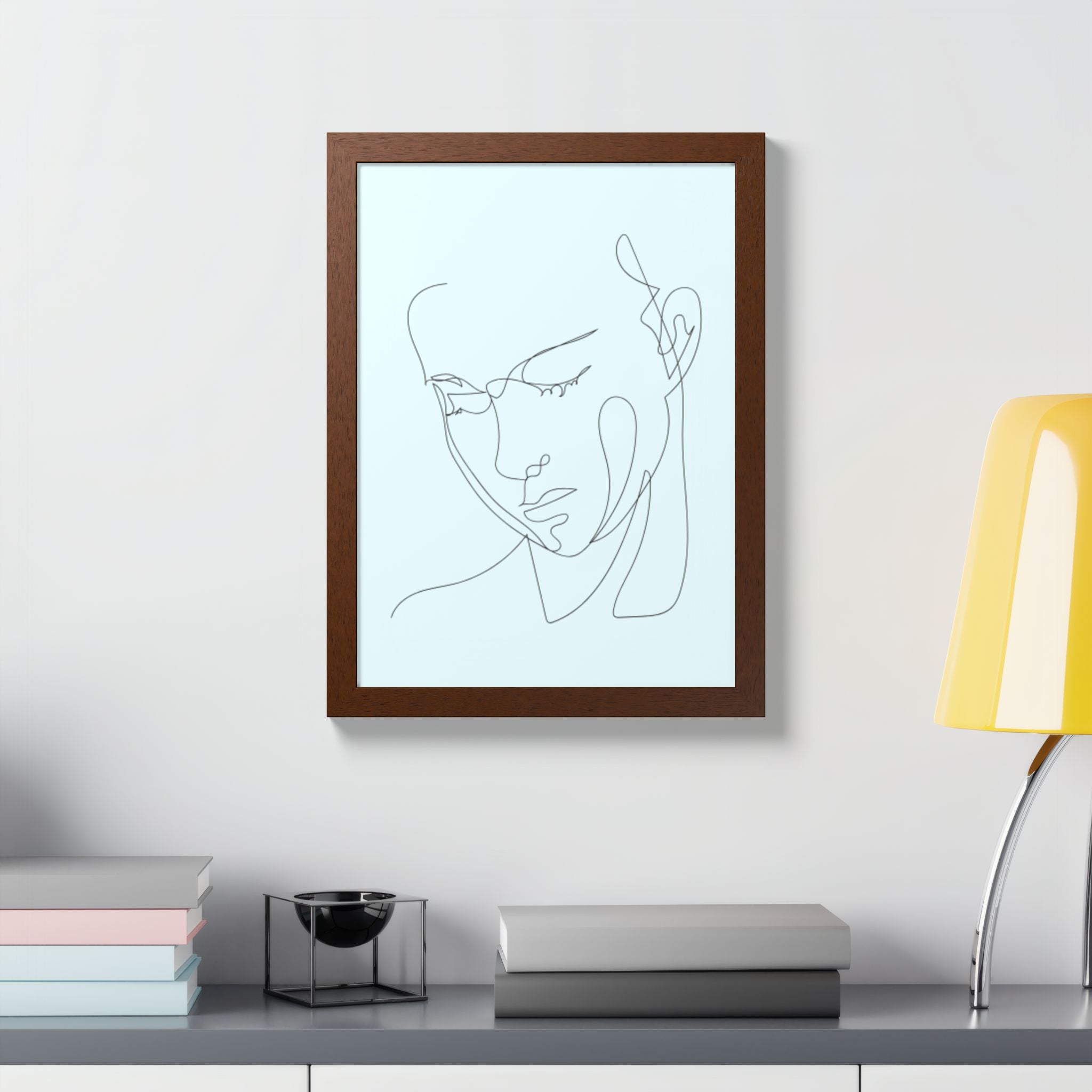Multi-Color Framed Poster | Abstract Wall Art, Boho Home Decor | Pattern 8
