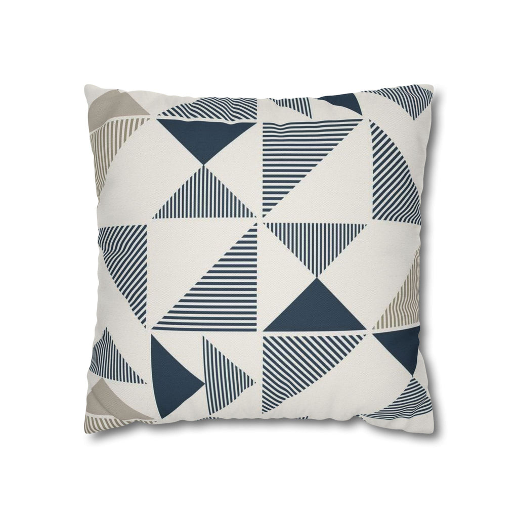 Two Way Cushion Cover, Throw pillow Case for Couch ( Single Piece) : Geometric Pattern