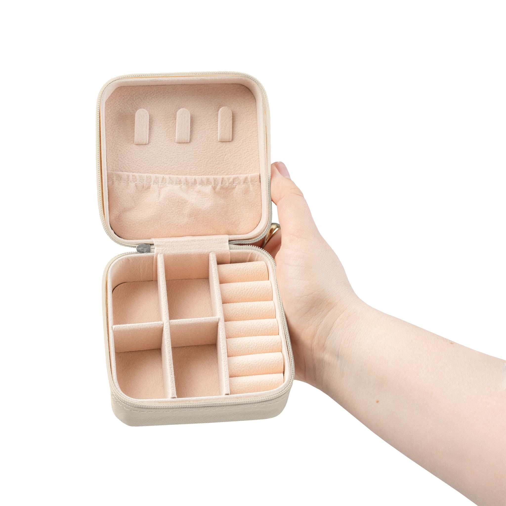 Elegant Jewelry Travel Case for Organized Accessories-2 - SnugLiving