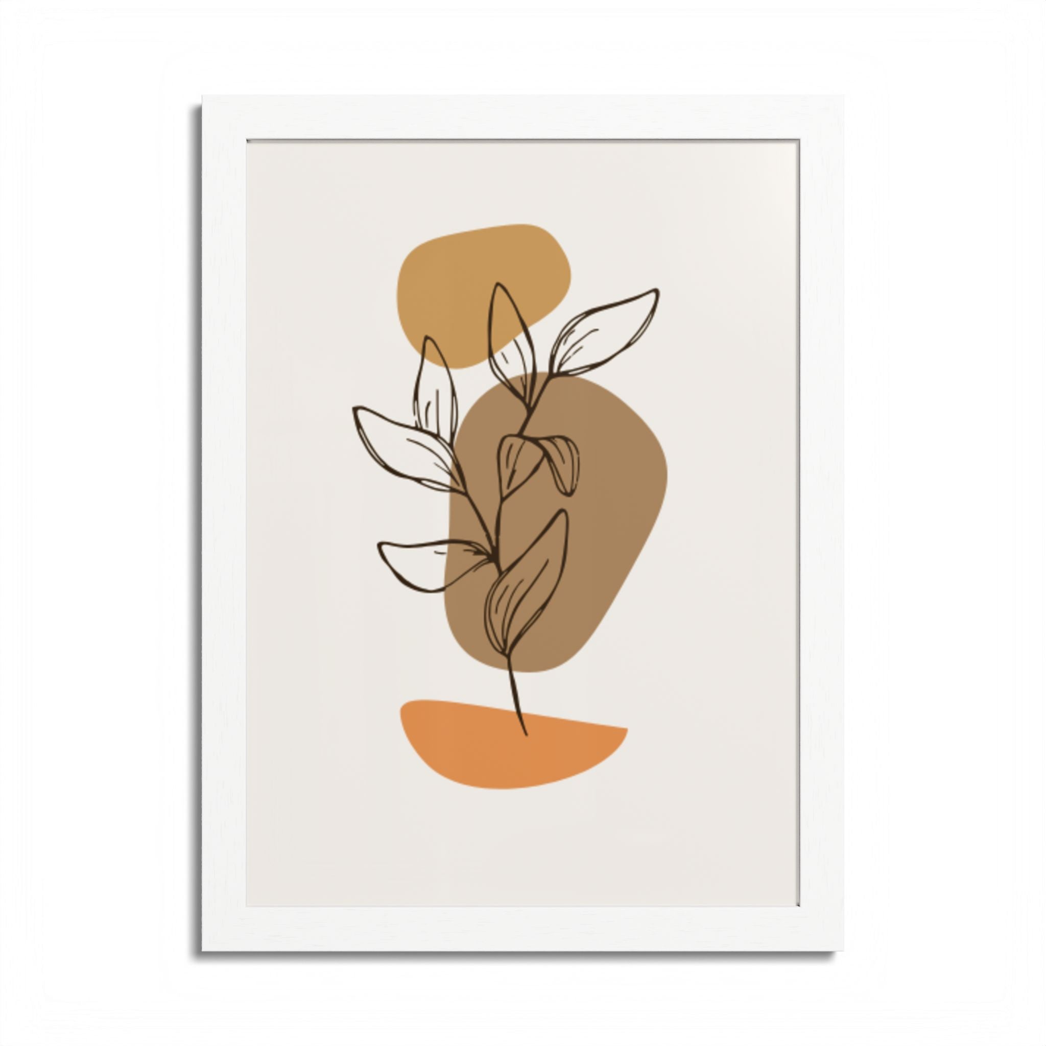 Multi-Color Framed Poster | Abstract Wall Art, Boho Home Decor | Pattern 9