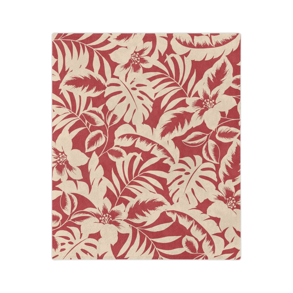Microfiber Blanket | Soft Throw for Home Decor - Vermillion Red