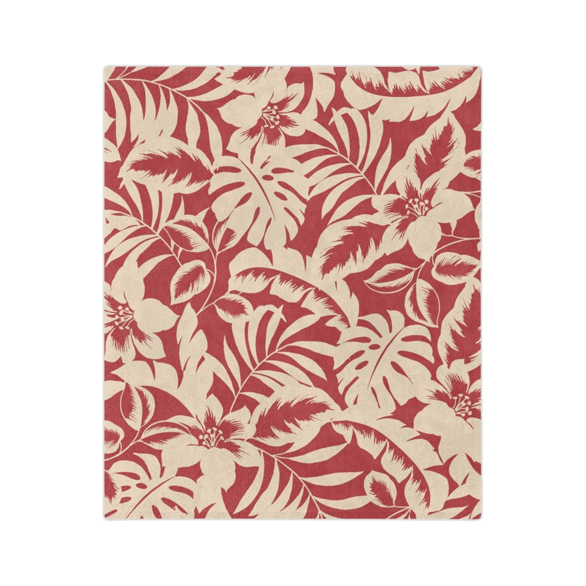Microfiber Blanket | Soft Throw for Home Decor - Vermillion Red