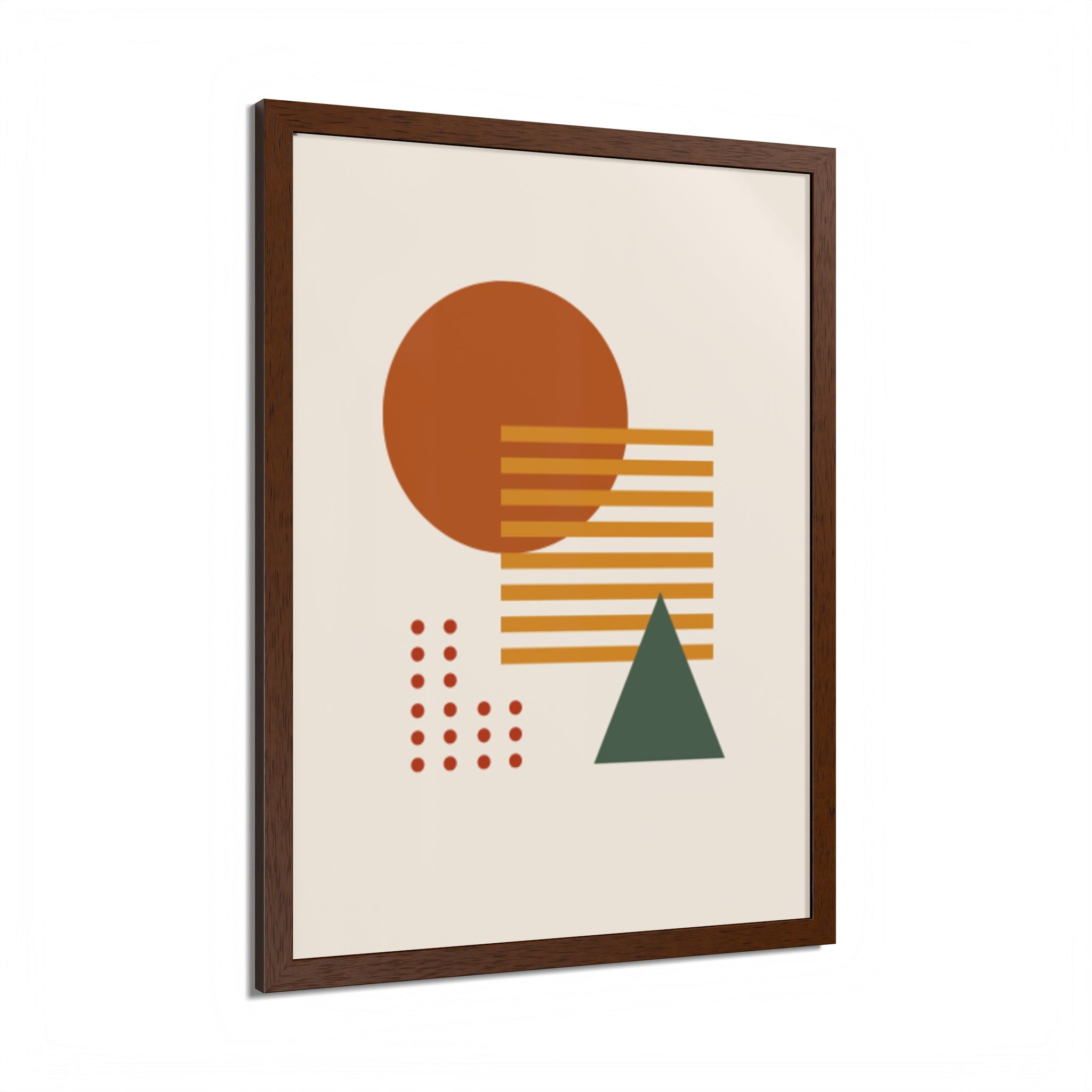 Multi-Color Framed Poster | Abstract Wall Art, Boho Home Decor | Pattern 2