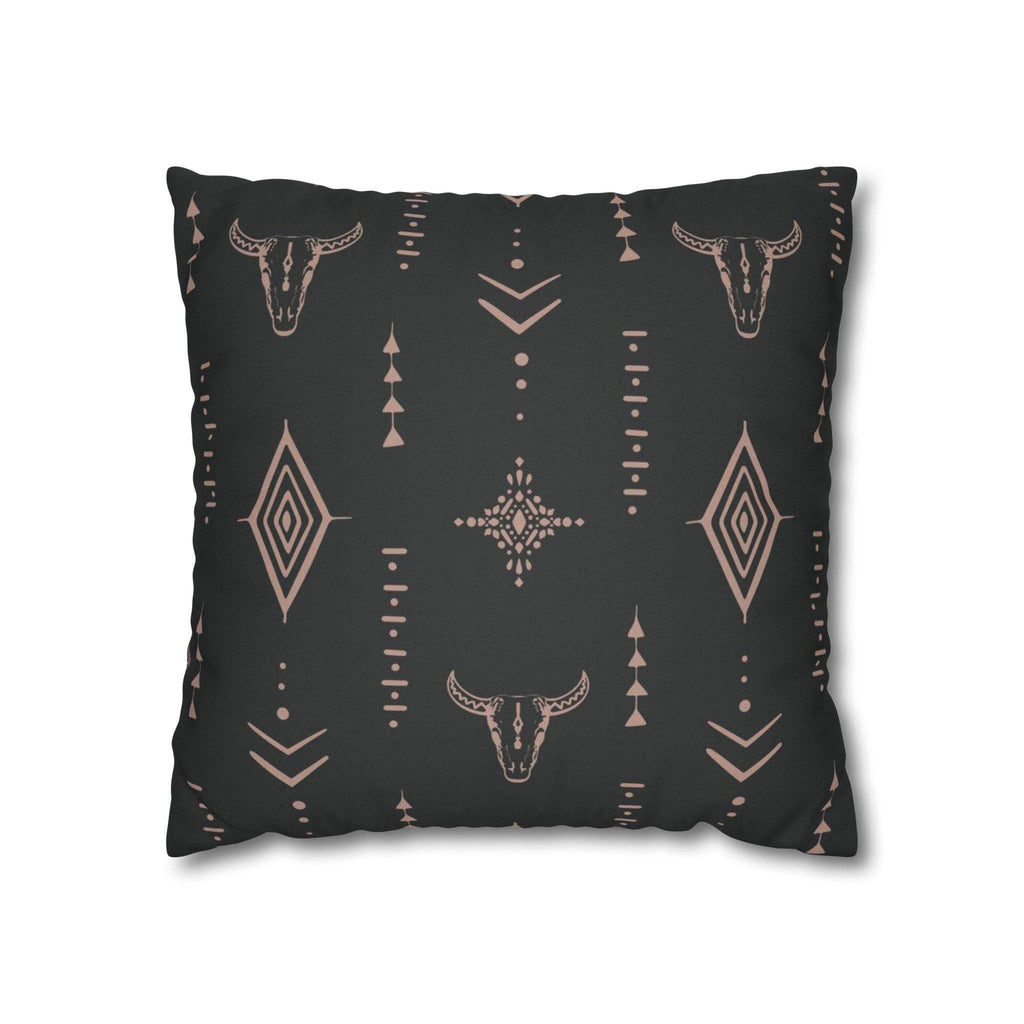 Cushion Cover, Throw pillow Case for Couch ( Single Piece) : Charcoal Black - SnugLiving