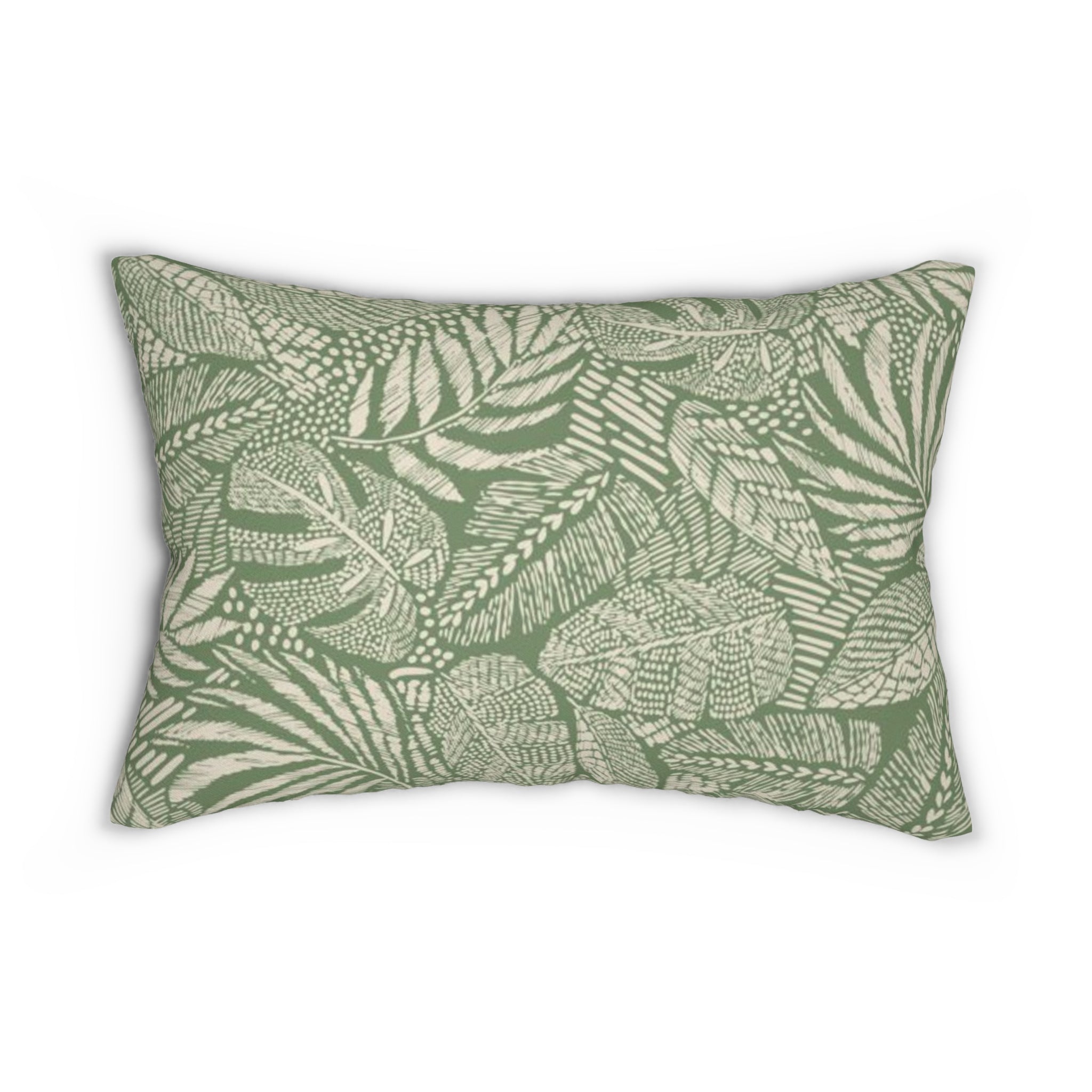 Lounge Pillow, Throw Pillow with Fillers/Insert (Single Piece) : Highland Green