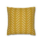Cushion Cover, Throw pillow Case for Couch (Single Piece) : Yellow Pattern - SnugLiving