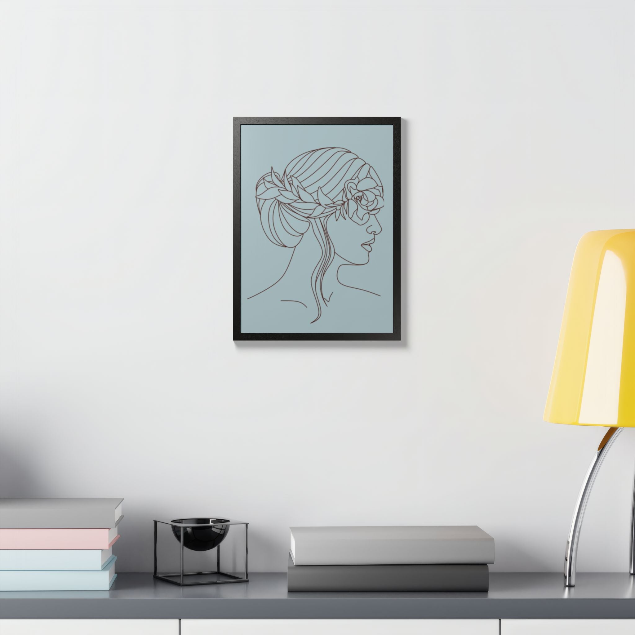 Multi-Color Framed Poster | Abstract Wall Art, Boho Home Decor | Pattern 5