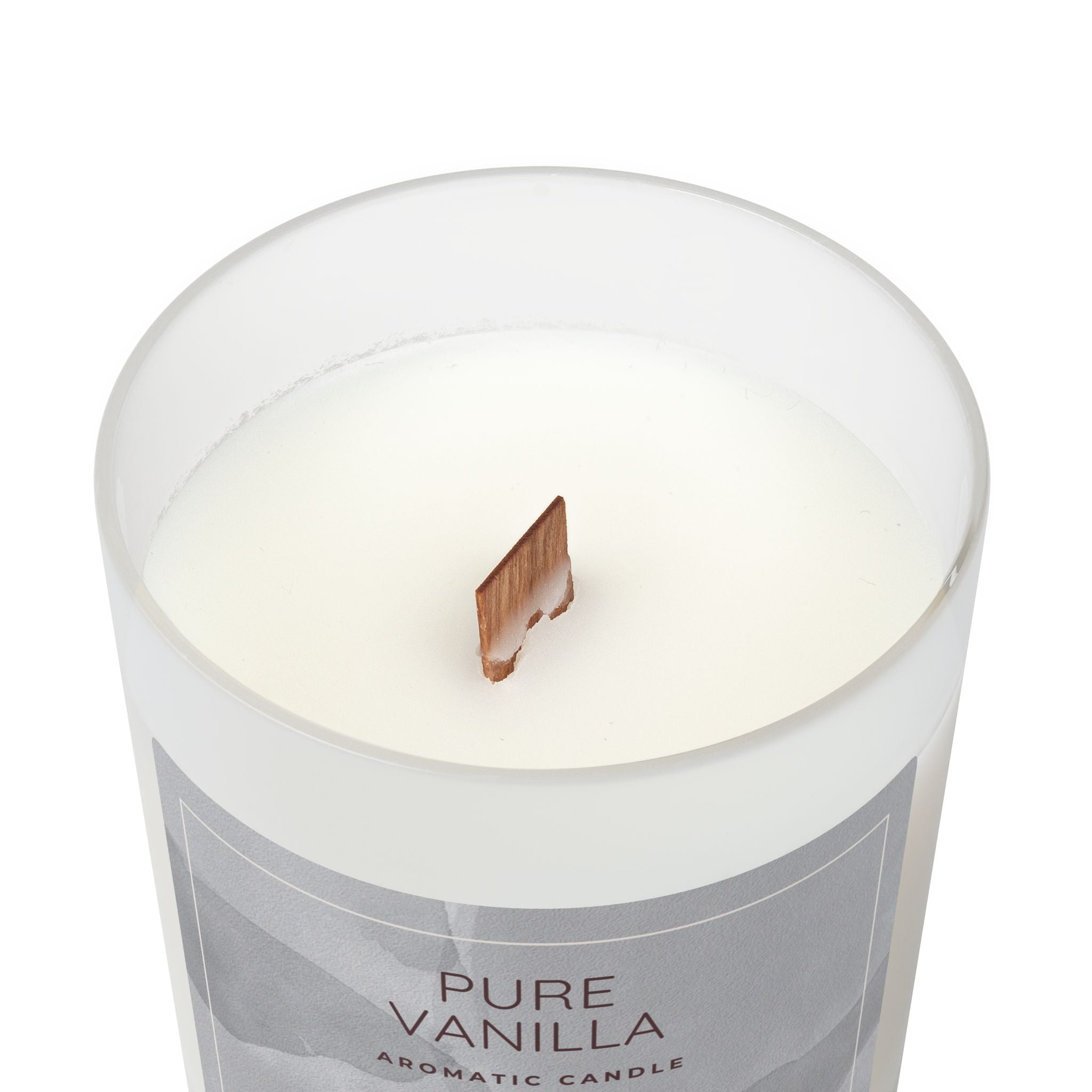 SnugLiving Aromatic/Scented Glass Candle, 11oz : Pure Vanilla