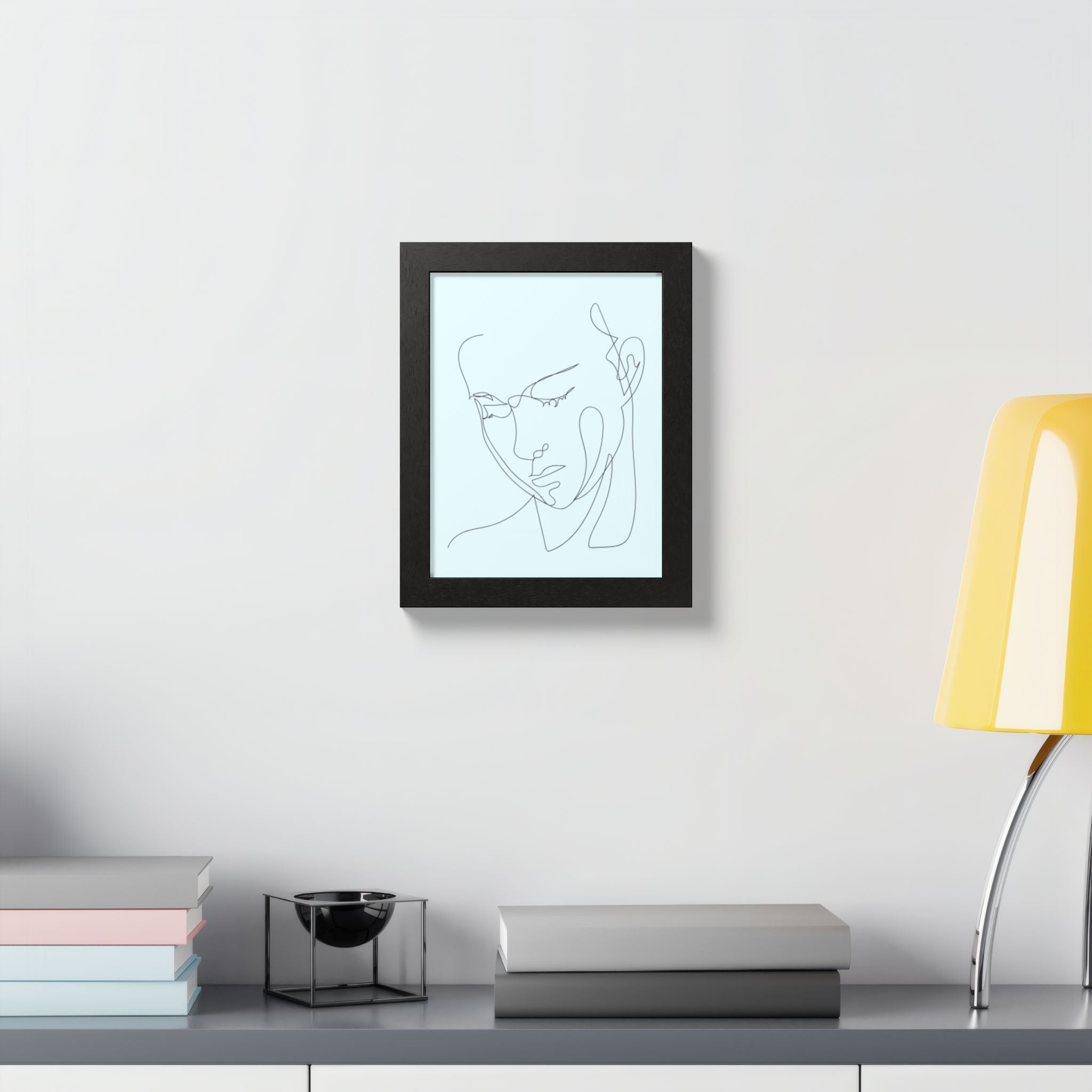 Multi-Color Framed Poster | Abstract Wall Art, Boho Home Decor | Pattern 8