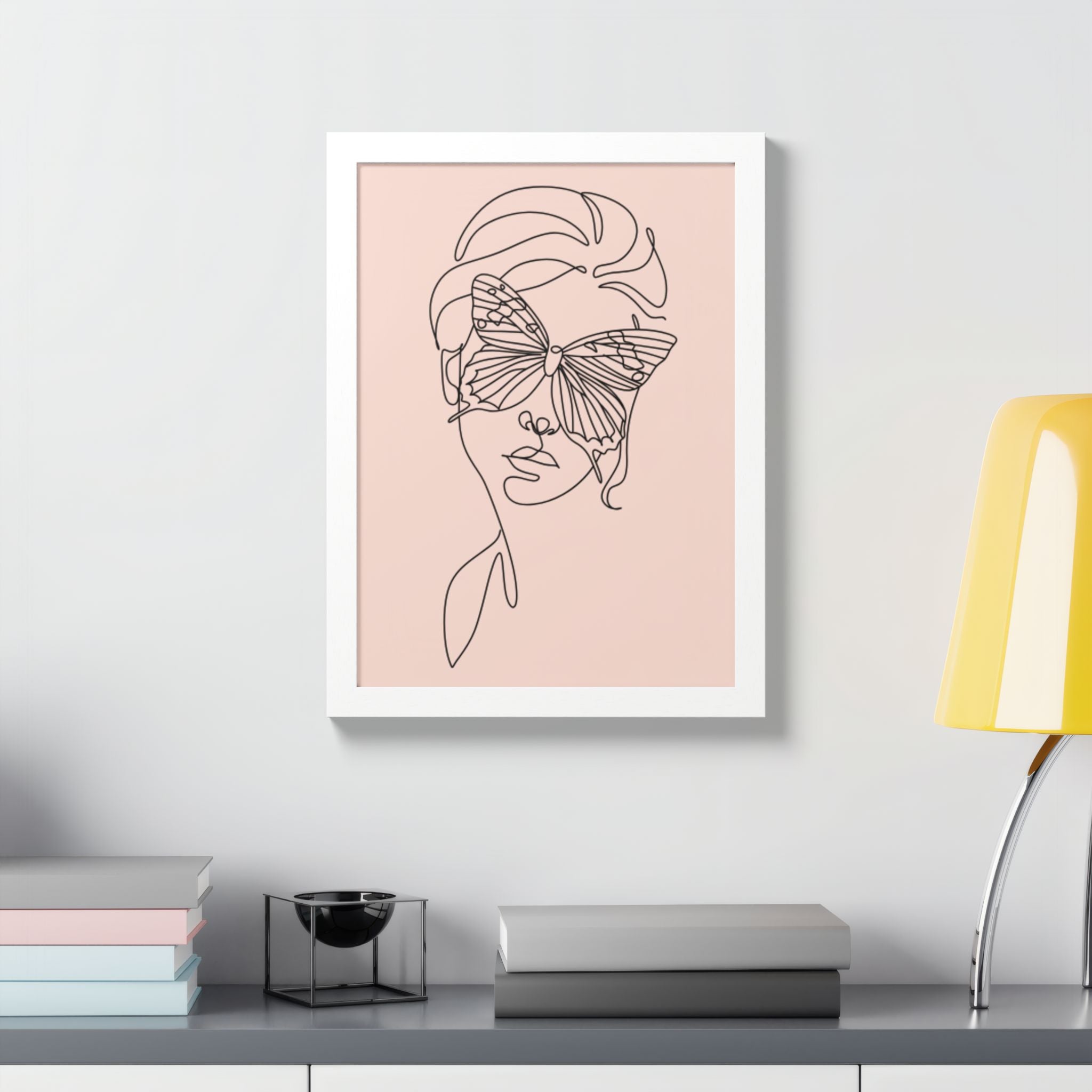 Multi-Color Framed Poster | Abstract Wall Art, Boho Home Decor | Pattern 7