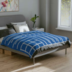 Microfiber Blanket | Soft Throw for Home Decor - Royal Blue - SnugLiving