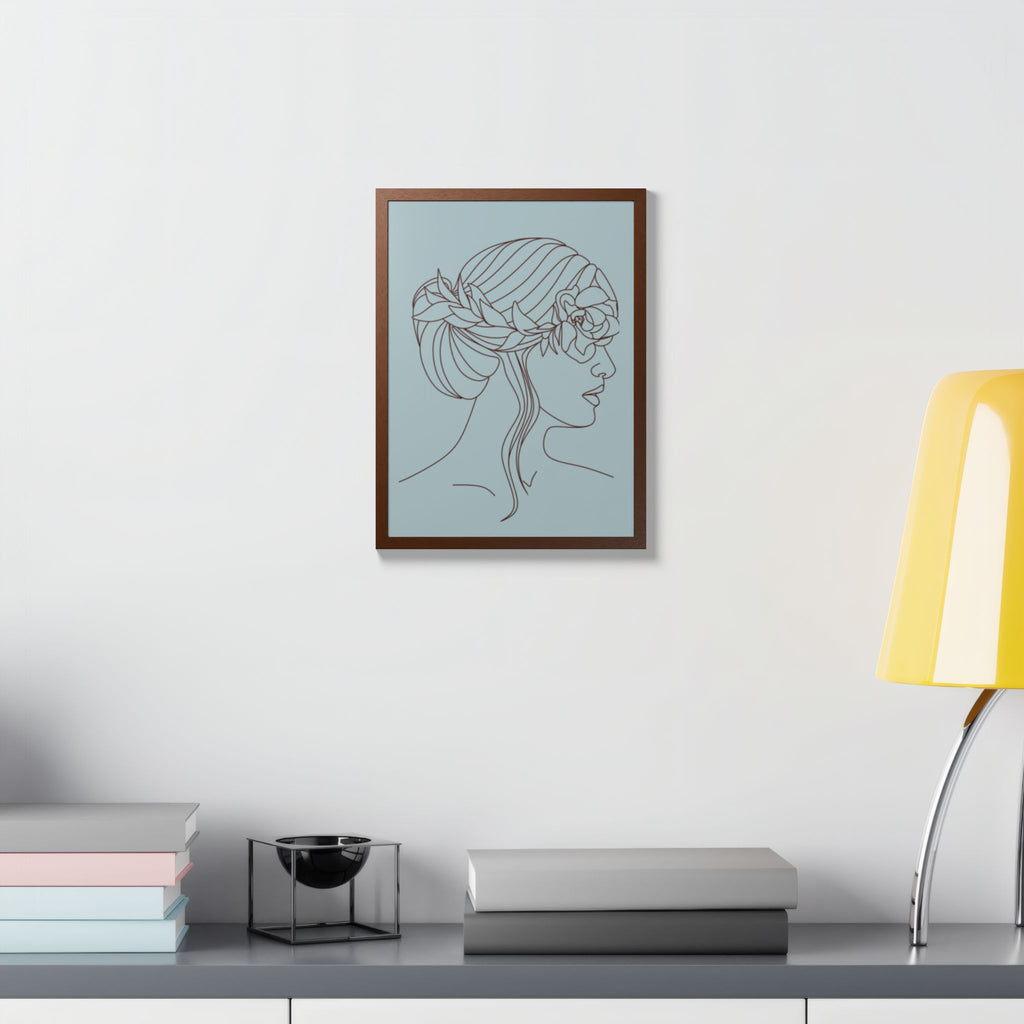 Multi-Color Framed Poster | Abstract Wall Art, Boho Home Decor | Pattern 5