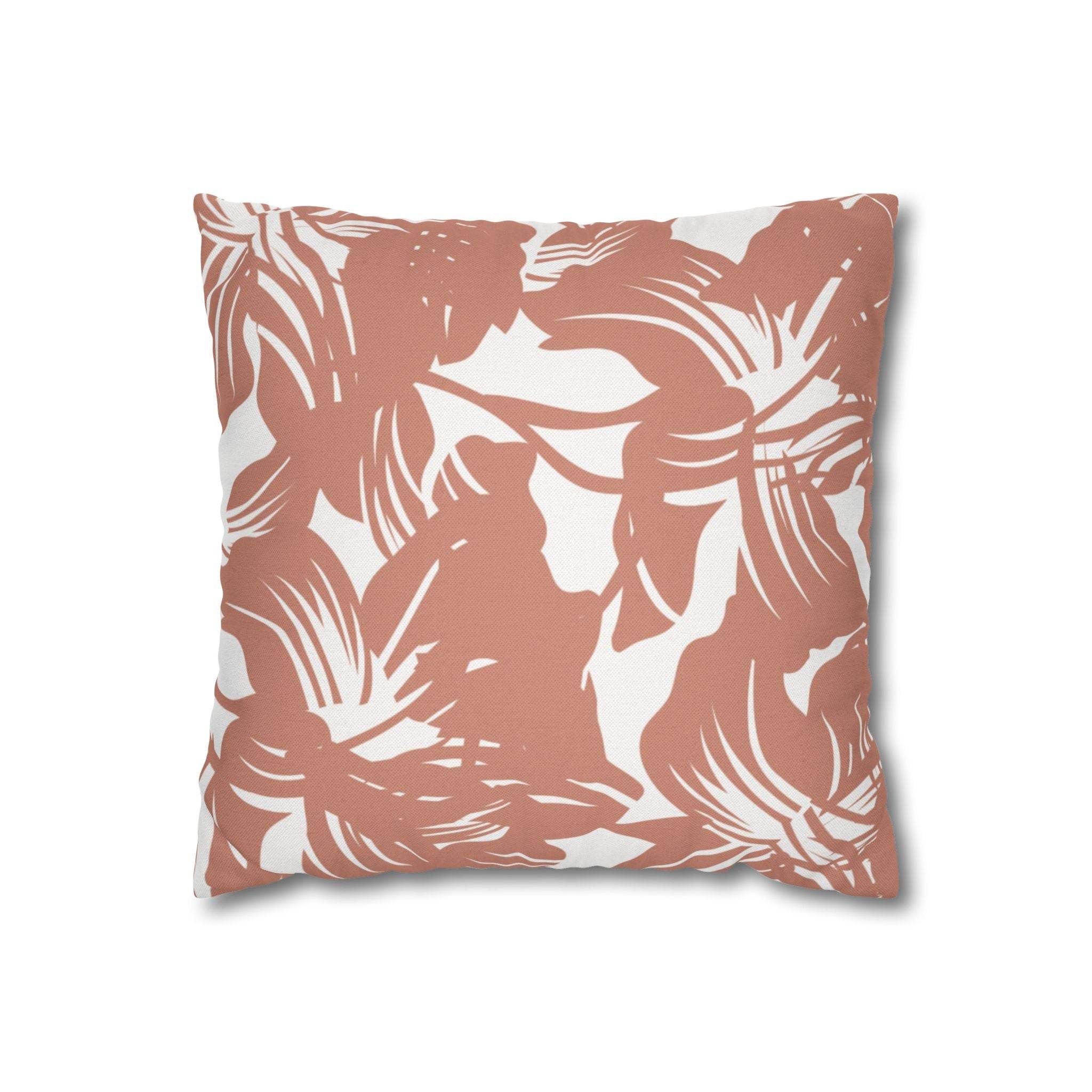 Cushion Cover, Throw pillow Case for Couch (Single Piece) : Pastel Orange - SnugLiving