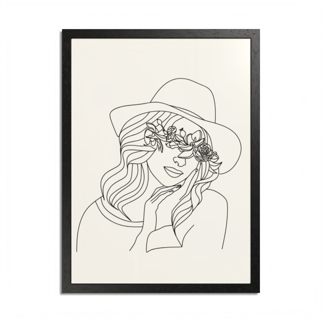 Multi-Color Framed Poster | Abstract Wall Art, Boho Home Decor | Pattern 4