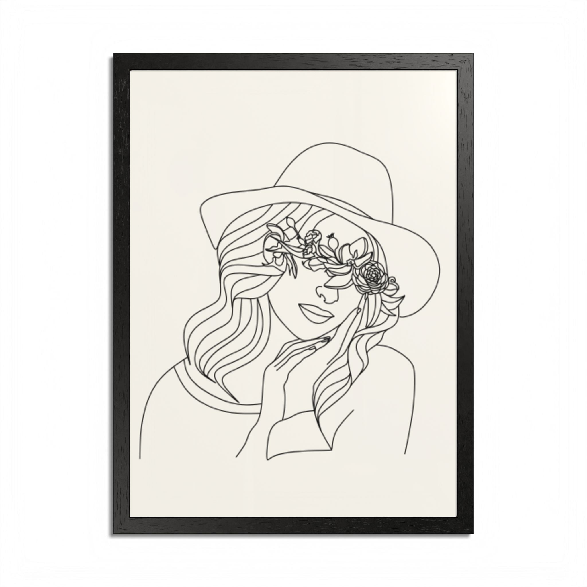 Multi-Color Framed Poster | Abstract Wall Art, Boho Home Decor | Pattern 4