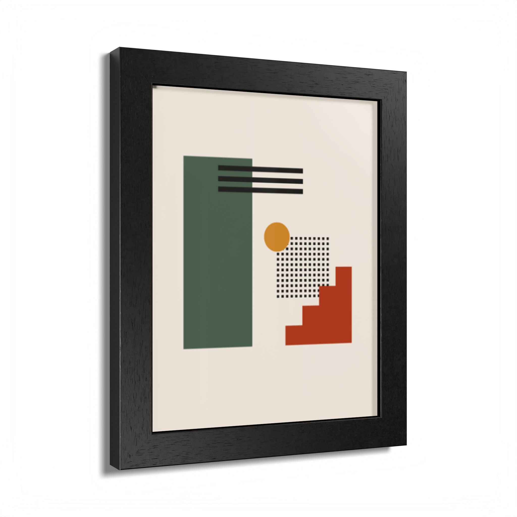 Multi-Color Framed Poster | Abstract Wall Art, Boho Home Decor | Pattern 3